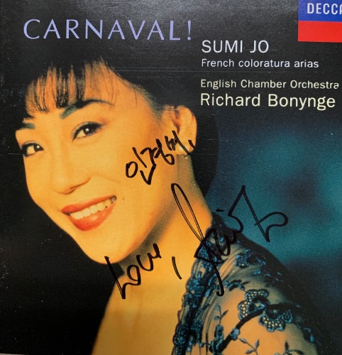 [중고] 조수미 (Sumi Jo) / Carnaval (싸인/dd2550)