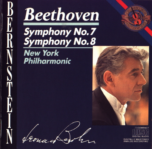 [중고] Leonard Bernstein / Beethoven : Symphonies Nos.7 &amp; 8 (수입/mk42223)
