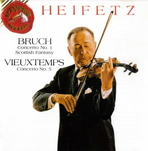 [중고] Jascha Heifetz / Bruch : Concerto No.1, Vieuxtemps : Concerto No.5 (bmgcd9170)