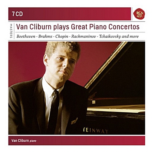[중고] Van Cliburn / Van Cliburn plays Great Piano Concertos (7CD/Box Set/s70519c)