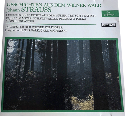 Peter Falk, Carl Michalski / Strauss : Geschichten Aus Dem Wiener Wald (수입/미개봉/74420)