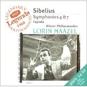 [중고] Lorin Maazel / Sibelius : Symphony No.4 Op.63, No.7 Op.105, Tapiola Op.112 (수입/4669952)