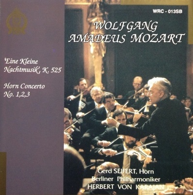 [중고] Herbert Von Karajan, Gerd Seifert / Mozart: Eine Kleine Nachtmusik, Horn Concerto (wrc013sb)
