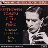 [중고] Antonio Janigro, Jorg Demus / Beethoven : Sonatas For Cello &amp; Piano (2CD/oovc508788)