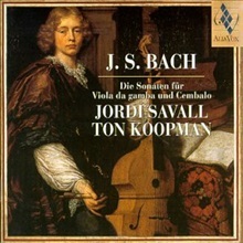 [중고] Jordi Savall / Bach : Sonatas for Viola da gamba and Harpsichord (수입/av9812)