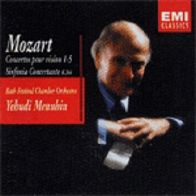 [중고] Yehudi Menuhin / Mozart : Violin Concertos Nos.1-5 (2CD/수입/724357544924)
