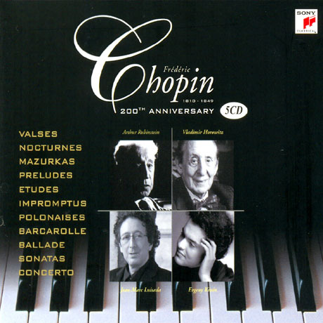 V.A. / Frederic Chopin - Chopin 200th Anniversary [쇼팽 탄생 200주년 기념 컬렉션/5CD/미개봉]