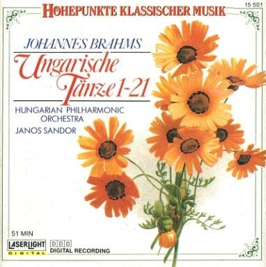 Janos Sandor / Brahms Hungarian Dances 1~21 (수입/미개봉/15501)
