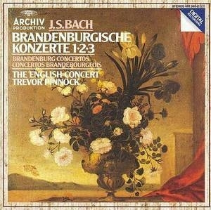 [중고] Trevor Pinnock / Bach : Brandenburg Concertos 1,2,3 (수입/4105002)