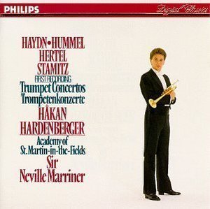 [중고] Hakan Hardenberger, Neville Marriner / Haydn, Hertel, Hummel, Stamitz : Trumpet Concertos (수입/4202032)