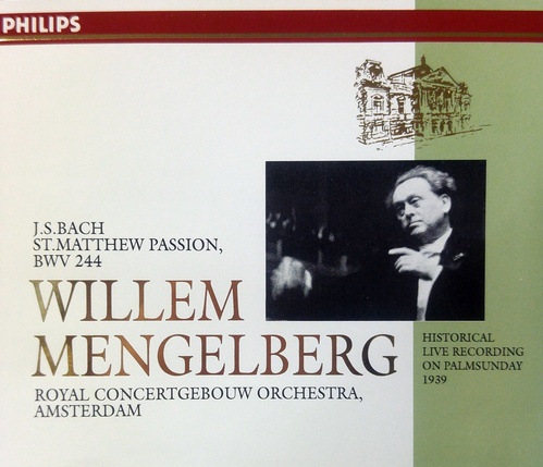 [중고] Willem Mengelberg / Bach: St. Matthew Passion, BWV244 (3CD/dp3560/41620792)