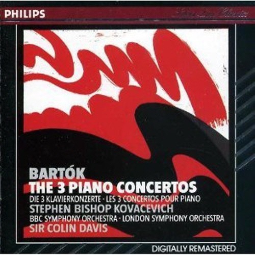 [중고] Bishop Kovacevich / Bartok : The Piano Concertos (수입/4266602)