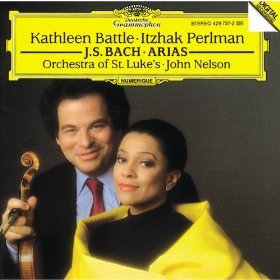 [중고] Kathleen Battle, Itzhak Perlman / Bach: Arias for Soprano and Violin (dg0398)