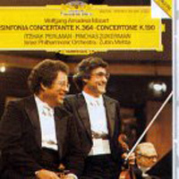 [중고] Itzhak Perlman, Pinchas Zukerman / Mozart : Sinfonia Concertante, Concertone (수입/4154862)