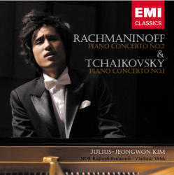 김정원 (Julius-Jeongwon Kim), Vladimir Valek / Rachmaninov, Tchaikovsky : Piano Concerto No.2 Op.18, Piano Concerto No.1 Op.23 (미개봉/ekld0720)