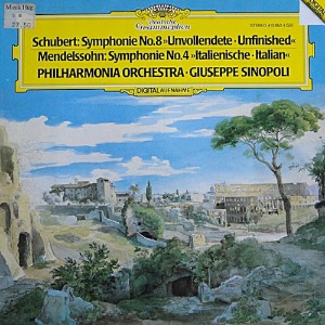 Giuseppe Sinopoli / Schubert : Symphony No.8 (미개봉/dg0153)