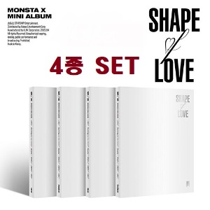몬스타엑스 (Monsta X) / 미니 11집 SHAPE of LOVE 세트 (Ver.1,2,3,4/ 미개봉)