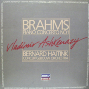 [LP] Bernard Haitink, Vladimir Ashkenazy / Brahms : Piano Concerto No.1 (수입/미개봉/홍보용/ldr71052)