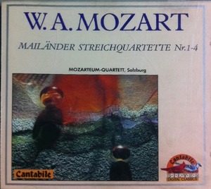[중고] Mozarteum-Quartett, Salzburg / Mozart : Mailander Streichquartette No.1-4 (srk5037)