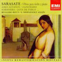 [중고] Ricci, Asiain / Sarasate : Obras Para Violin Y Piano (수입/cdm7645592)