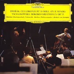 [LP] Mstislav Rostropovitsch, Herbert von Karajan  / Dvorak: Konzert fur Violoncello und Orchester h-moll, Op.104 Etc. (미개봉/selrg764)