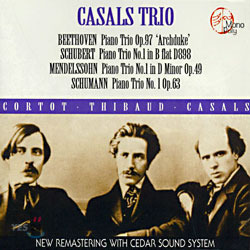 [중고] Casals Trio / Beethoven, Schumann, Schubert, Mendelssohn: Piano Trios (2CD/아웃케이스/gi20059)