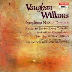 Bryden Thomson / Vaughan Williams: Symphony No.8, Partita for Double String Orchestra, Fantasia on &#039;Greensleeves&#039; (수입/미개봉/chan8828)