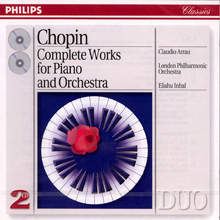 [중고] Claudio Arrau, Eliahu Inbal / Chopin : Complete Work For Piano And Orchestra (2CD/수입/4383382)