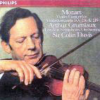 [중고] Arthur Grumiaux, Golin Davis / Mozart : Violin Concertos Kv216.319 (dp0563)