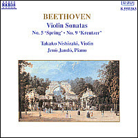 [중고] Takako Nishizaki, Jeno Jando / Beethoven : Violin Sonata No.5 Op.24 &#039;spring&#039;, No.9 Op.47 &#039;Kreutzer&#039; (수입/8550283)