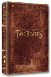 [중고] [DVD] The Lord Of The Rings: The Two Towers - 반지의 제왕: 두개의 탑 확장판 (4DVD/초도한정 톨킨다큐 DVD)