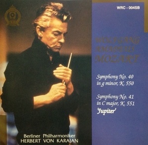 [중고] Herbert Von Karajan / Mozart: Symphony No.40 No.41 &#039;jupiter&#039; (wrc004sb)