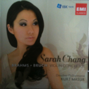 [중고] 장영주 (Sarah Chang), Kurt Kasur / Brahms, Bruch: Violin Concertos (spcd0130/홍보용)
