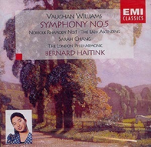 [중고] 장영주(Sarah Chang), Bernard Haitink / Vaughan Williams: Symphony No.5 (ekcd0302)