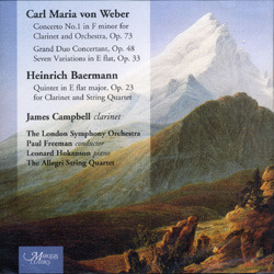 [중고] James Campbell, Paul Freeman, London Symphony Orchestra/ Weber, Baermann : Clarinet Works (수입/774718127129)