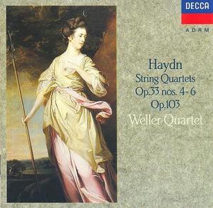 [중고] Weller Quartet / Haydn : String Quartet Op.33 Nos.4-6, Op.103 (수입/4336922)