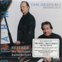 [중고] Nikolaus Harnoncourt, Rudolf Buchbinder / Brahms : Piano Concerto No.2, Two Rhapsodies Op.79 (3984244862)