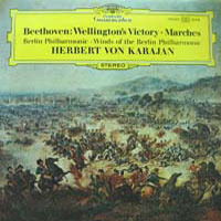 [LP] Herbert Von Karajan / Beethoven: Wellington&#039;s Victory, Marches (미개봉)