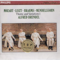 Alfred Brendel / Mozart, Liszi, Brahms, Mendelssohn : Theme And Variations I (미개봉/홍보용/dp0913)