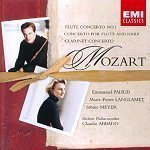 Mozart : Flute Concerto No.1 K.313, Clarinet Concerto K.622, Concerto For Flute And Harp K.299 (미개봉/ekcd0526/홍보용)
