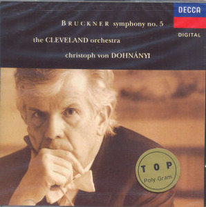 Christoph Von Dohnanyi / Bruckner : Symphony No. 5 (홍보용/미개봉/dd1312)