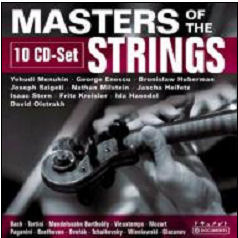 [중고] V.A. / 바이올린의 거장들/Masters Of The Strings (10CD/수입)