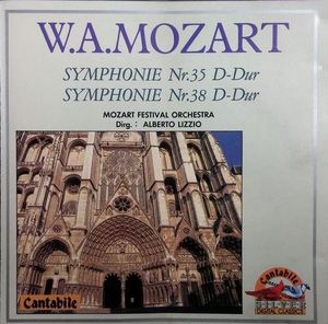 [중고] Alberto Lizzio, Mozart Festival Orchestra / Mozart: Symphonie Nr. 35, 38 (srk5004)