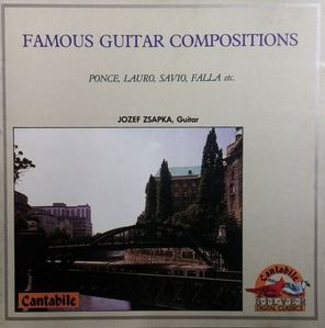 [중고] Jozef Zsapka / Famous Guitar Compositions (sxcd5147)