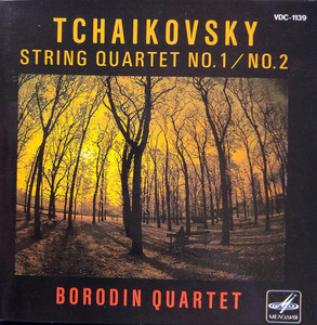 [중고] Borodin Quartet / Tchaikovsky string Quartet no.1, no.2 (일본수입/vdc1139)