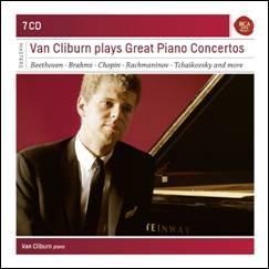 [중고] Van Cliburn / plays Great Piano Concertos (7CD/홍보용)