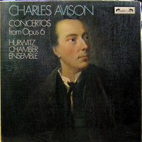 [중고] [LP] Hurwitz Chamber Ensemble / Charles Avison : Conceros from Op.6 (수입/SOL318)