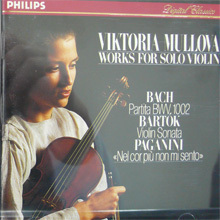 [중고] Viktoria Mullova / Bach, Bartok, Paganini : Works for Solo Violin (홍보용/4209482)