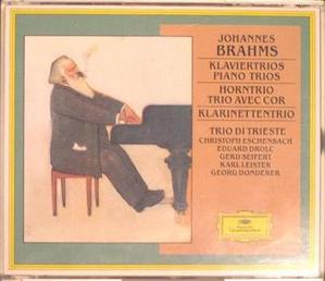[중고] Christoph Eschenbach / Brahms : Klaviertrios Etc. (2CD/홍보용/dg1953)