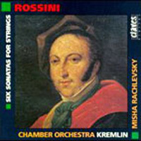 [중고] Misha Rachlevsky / Rossini : Six Sonata For Strings (홍보용/cvcd7070)